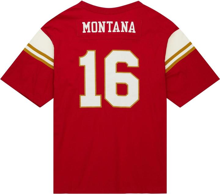 Actual product image Mitchell & Ness M&N Premium Shirt - San Francisco 49ers Joe Montana - S (S)