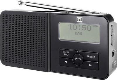 Actual product image Dual DAB Pocket Radio 5 Portable Analog & Digital Black Radio (VHF)