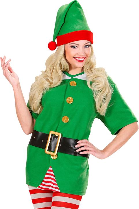 Image du produit Widmann ELF WEIHNACHTSMANN HELFER (Hemd,Gürtel, Hut), L (L)