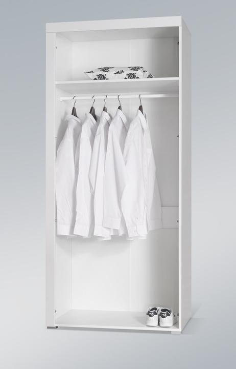 Actual product image Cama SAMBA 1 BI/BI Schlafzimmer-Schrank 1 Regale 2 Tür(en) Garderobe (90 x 55 x 203 cm)