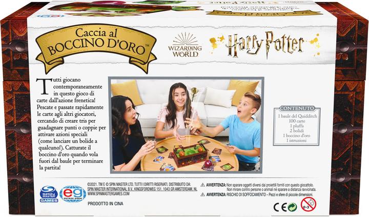 Actual product image Spin Master 6063729 EG- HARRY POTTER Caccia al Boccino d'Oro (Italian)