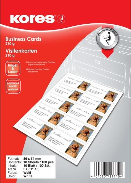 Produktbild Avery Visitenkarten (A4)
