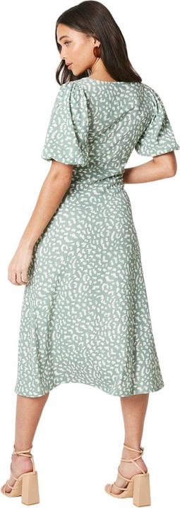 Produktbild Dorothy Perkins Midikleid Geraffte Front Puffärmel (44 D)