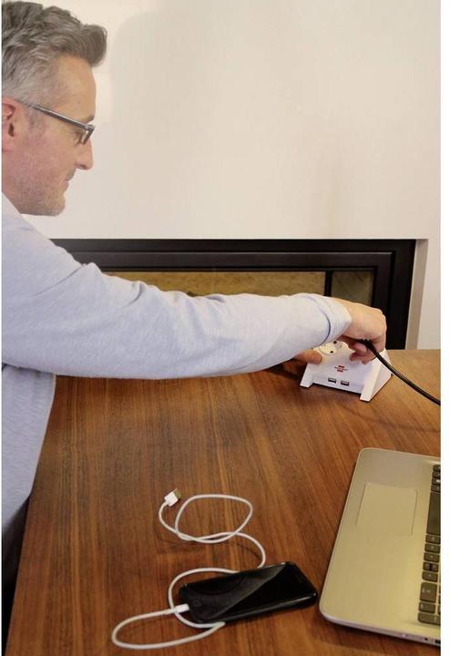 Immagine prodotto Brennenstuhl Caricatore USB da tavolo (4 x, USB-A, 1.80 m)