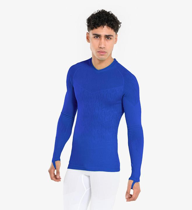 Actual product image Kipsta Ladies/men's football functional shirt long sleeve - Keepdry indigo blue (XXL)