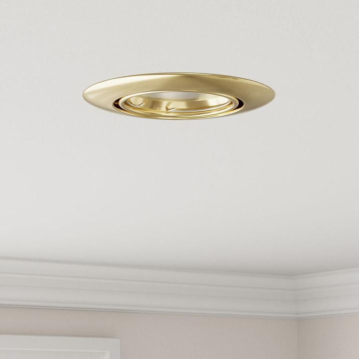 Immagine prodotto VidaXL Lampen Set von 12 Gold Metall, Kunststoff 9 cm Leichtes Gewicht (GU10)