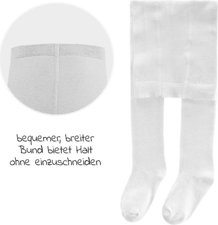 Immagine prodotto La Loona Collant per bambini LaLoona confezione da 2 pezzi - bianco - (62/68)
