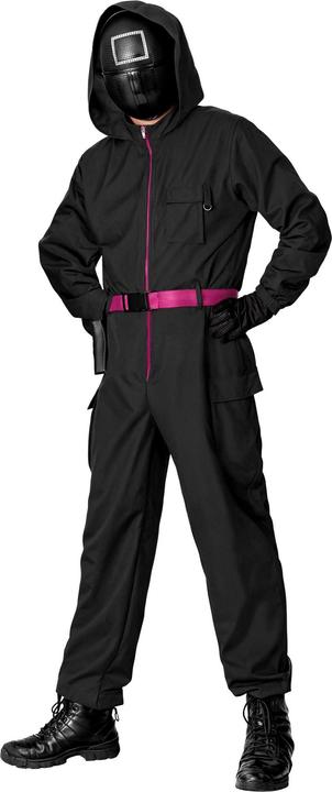 Actual product image Bandai Squid Game Maskierter Offizier Kostüm - Fasching Halloween (XL)
