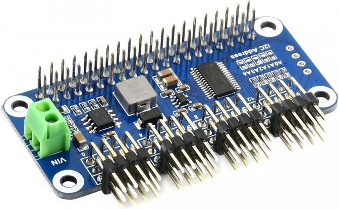 Immagine prodotto WaveShare Servo driver HAT (B) per Raspberry Pi a 16 canali con I2C