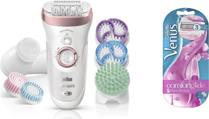 Immagine prodotto Braun Silk-épil 9 SensoSmart con rasoio Gillette Venus in omaggio