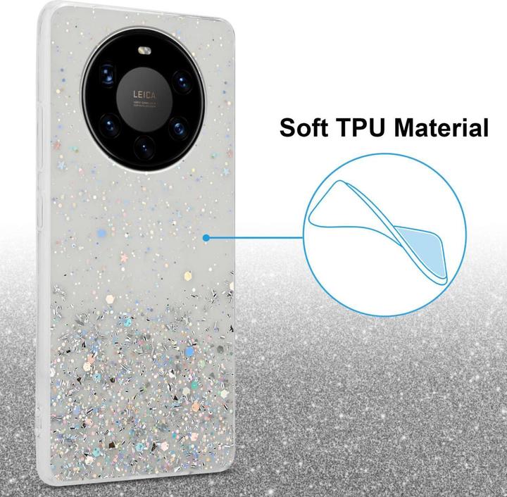 Actual product image Cadorabo Bumper Case for Huawei MATE 40 PRO TPU funkelnder Glitter (Mate 40 Pro)