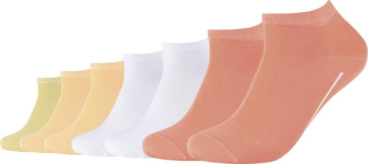 Camano Sneakersocken Unisex für Damen und Herren Atmungsaktiv bequem elastisch hoher Baumwollanteil (7er Pack, 35, 38)