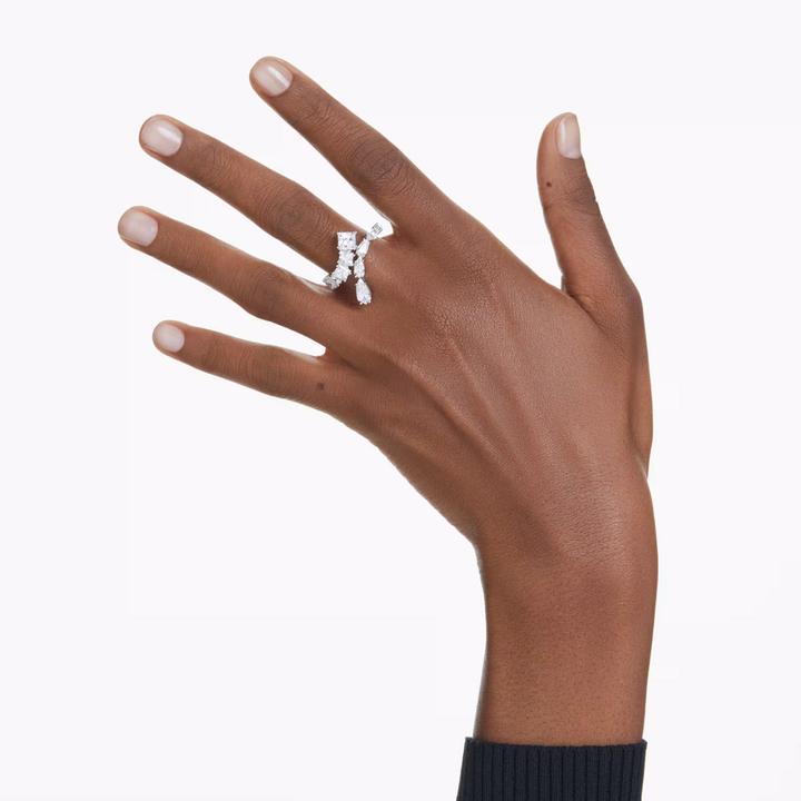 Immagine prodotto Swarovski Anello Matrix Vari tagli Bianco (55)
