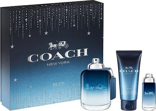 Coach Blue EDT 100 ml + EDT 15 ml + Shower Gel 100 ml - Giftset