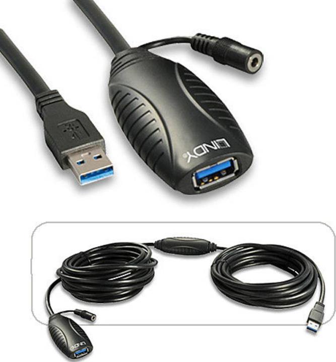 Produktbild Lindy USB 3.0 Active Extension (10 m, USB 3.0)
