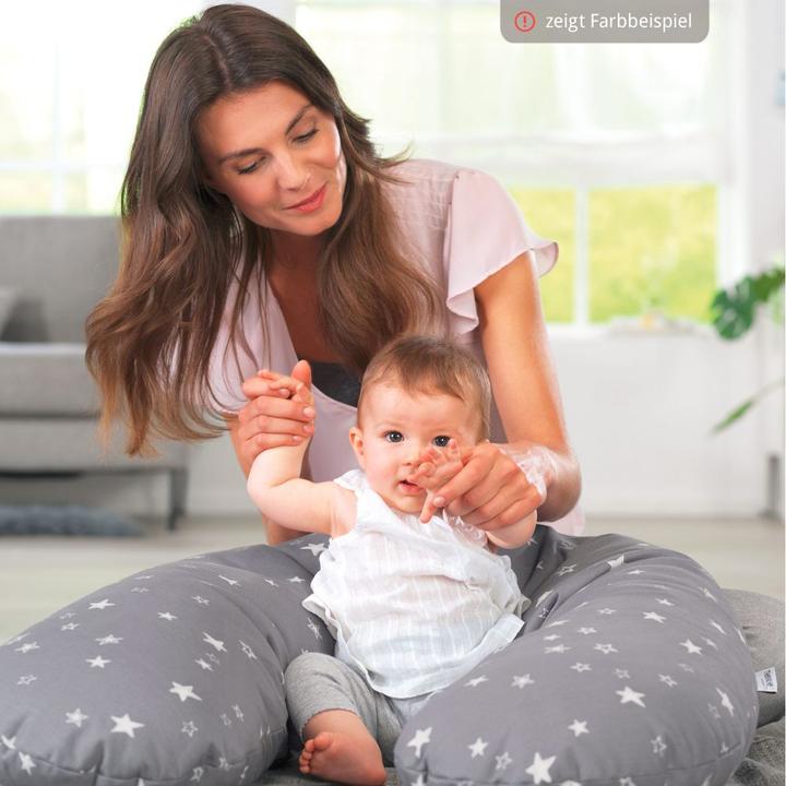 Actual product image Theraline Nursing Pillow "The Original" with Spelt Filling incl. Cover 190 cm (38 cm)