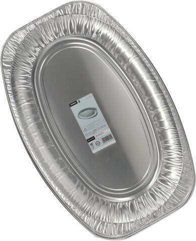 Actual product image Starpak Serving Plates Alu oval (3 x)
