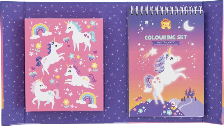 Actual product image Tiger Tribe Painting set unicorn