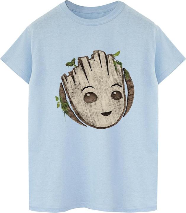 Immagine prodotto I Am Groot Wooden Head Maglietta Uomo (L)