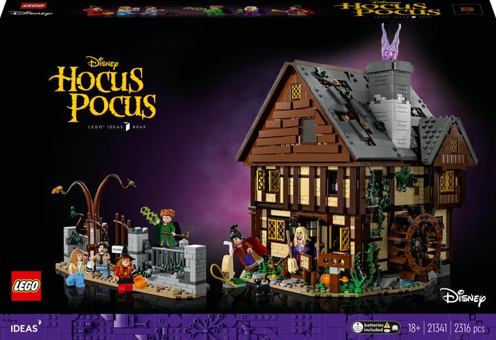 LEGO Disney Hocus Pocus: The Sanderson Sisters' Cottage (21341, LEGO Ideas, LEGO difficiles à trouver)