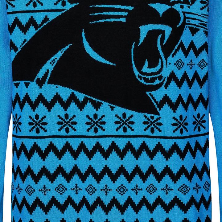 Image du produit Foco NFL Winter Sweater XMAS Knit Pullover - Carolina Panthers (L)