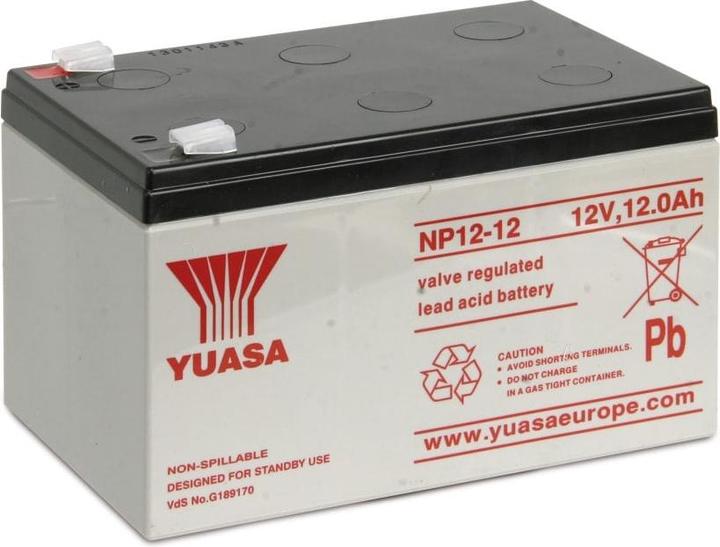 Actual product image Yuasa Lead-acid battery, 12V-/12Ah NP12-12 (12 V, 12 Ah)