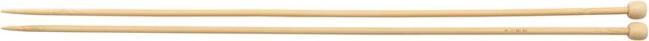 Glorex Stricknadeln Bambus 4,0mm 35cm