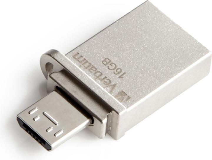 Actual product image Verbatim Store n Go OTG 16GB Micro Drive USB 3.0 (16 GB, USB-A, USB 3.0)