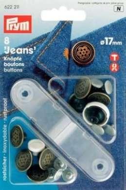 Actual product image Prym Jeans button flower