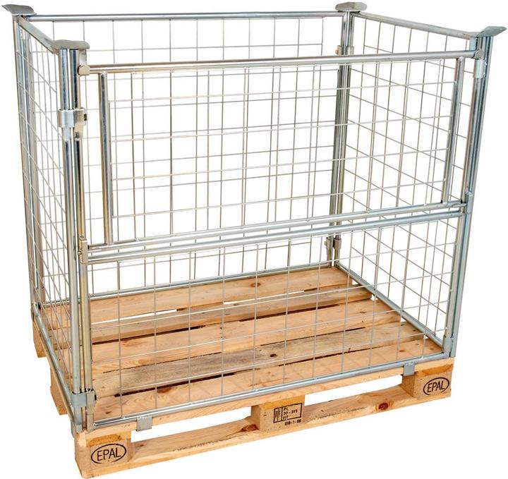 Image du produit NoName Rehausse grillagée 1200 x 800 x 1200 mm galvanisée Maille 10 x 10 mm (120 cm, 80 cm)