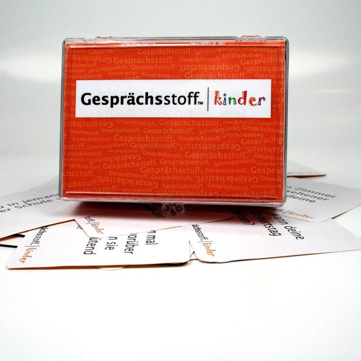 Actual product image Topic of conversation: Children (German)