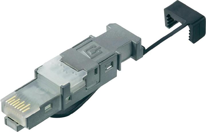 Actual product image Telegärtner STX V6 RJ45 connector Plug, straight Pole: 8P8C J80026A0045 J80026A0045 1 pc.