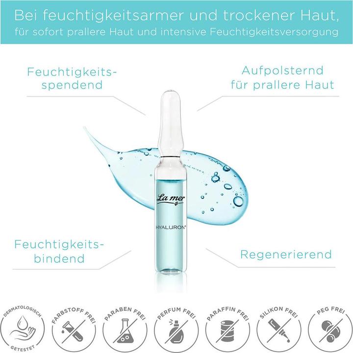 Produktbild La Mer Ampulle Hyaluron+ ohne Parfum (2 ml)