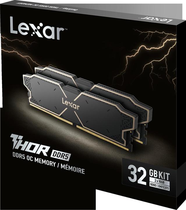 Produktbild Lexar Thor Oc (2 x 16GB, 6000 MHz, DDR5-RAM, DIMM)