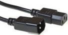 Produktbild AK5164 0.3m C14-Koppler C13-Koppler Schwarz Stromkabel (0.30 m, C14, C13)