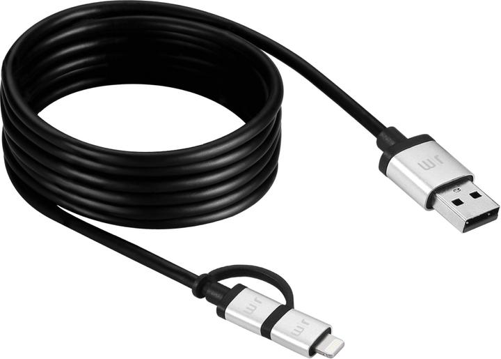 Produktbild Just Mobile AluCable Duo (1.50 m, USB 3.2 Gen 1)