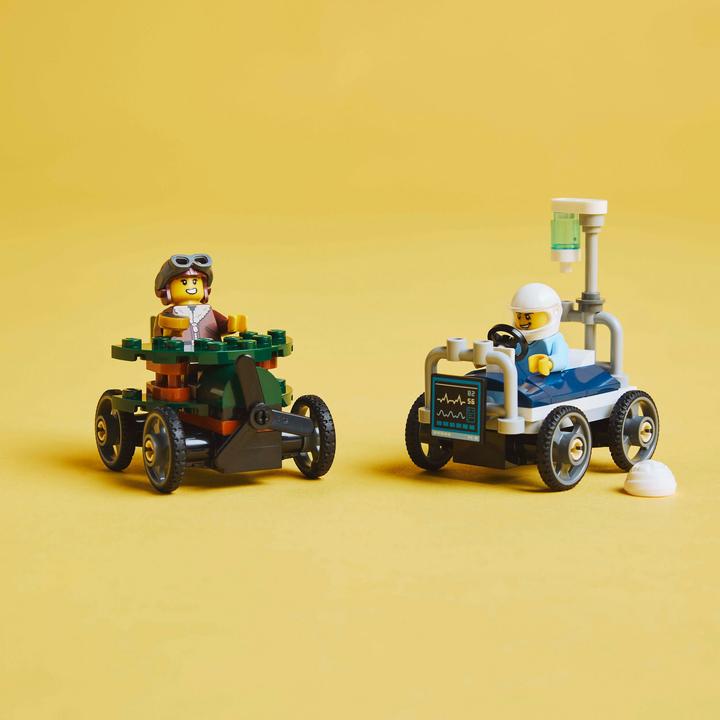 Produktbild LEGO Flugzeug vs. Krankenhausbett (60459, LEGO City)