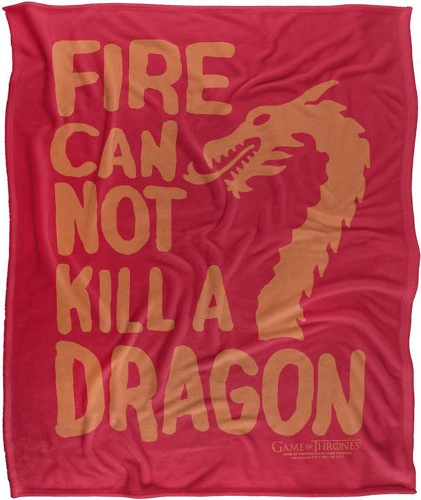 Image du produit Game of Thrones - Couverture FIRE CANNOT KILL A DRAGON (152 x 127 cm)