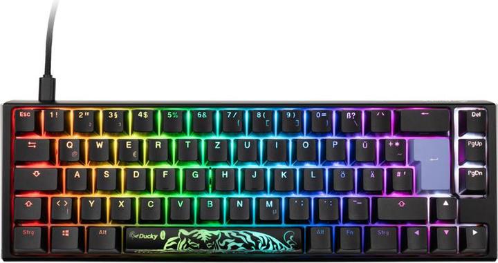 Productafbeelding Ducky One 3 Classic Zwart/Wit SF Gaming Keyboard, RGB LED - MX-Red (NL, Bedraad)