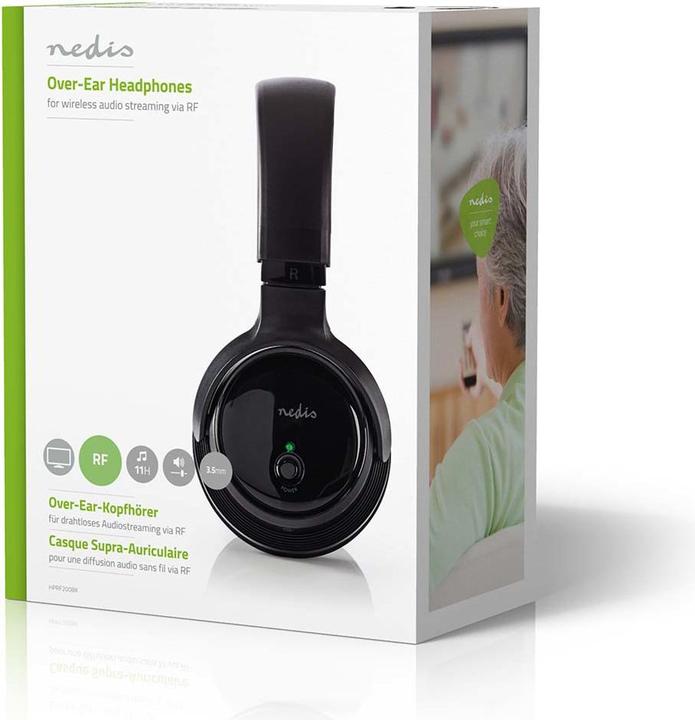 Produktbild Nedis HPRF200BK (keine Geräuschunterdrückung, 11 h, Kabellos)