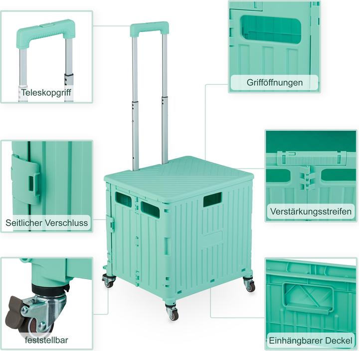 Image du produit Relaxdays Chariot-de-courses