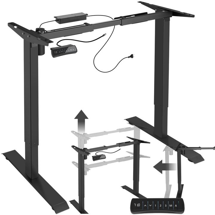 tectake Elektrisches Tischgestell