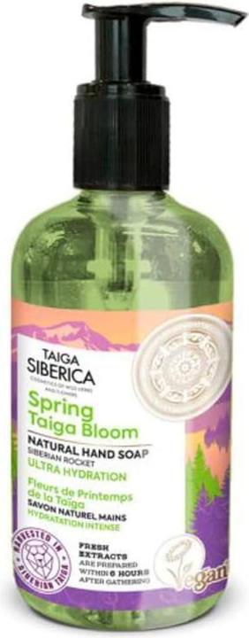 Natura Siberica Spring Taiga Bloom Jabon De Manos Natural 300ml (Handseife Nachfüllpackung, 300 ml)