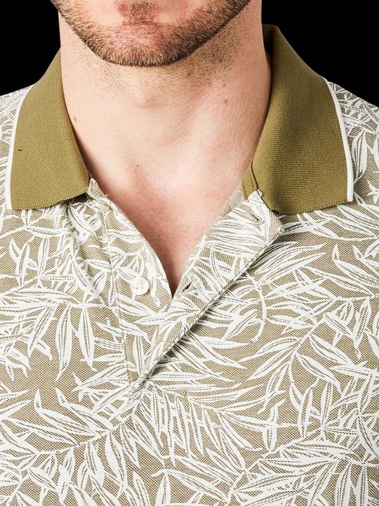 Actual product image GANT Pique Rugger Leaf Print utility green (S)