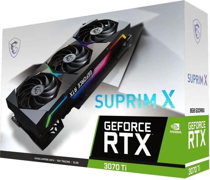 Produktbild MSI GeForce RTX 3070 Ti Suprim X 8G (8 GB)