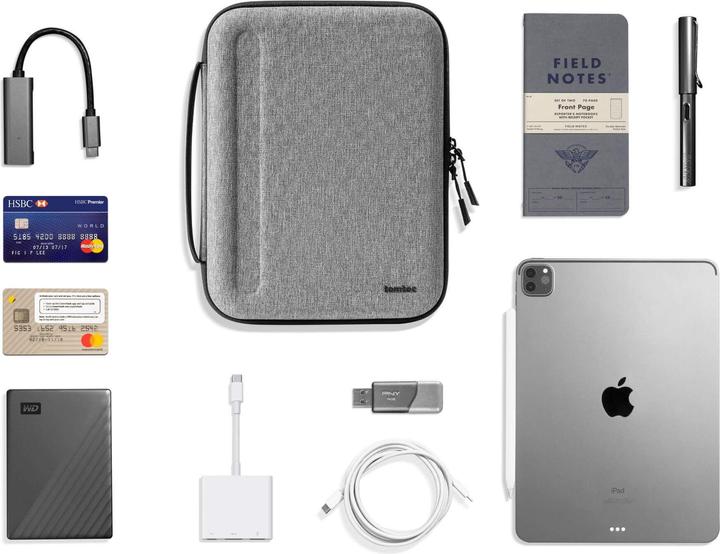 Actual product image tomtoc Smart A06 (9.7-11") Tablet Case (Microsoft Surface Go, iPad Air, iPad Pro 10.5 2017 (1. Gen), iPad Pro 11 2018 (1. Gen), iPad Pro 11 2020 (2. Gen), iPad Air 2020 (4. Gen), iPad Air 2022 (5th Gen))