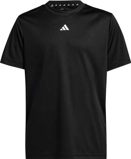 adidas Train Essentials Logo Regular Fit T-Shirt Schwarz / Weiss Kinder (128)