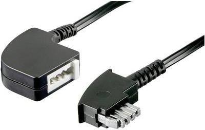 Actual product image Basetech Fax extension cable (1x TAE-N plug