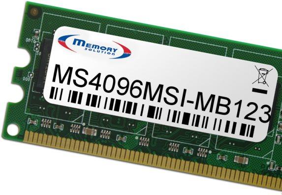 Actual product image Memorysolution DDR3 (MSI B85I, MSI B85-G43, 1 x 4GB)