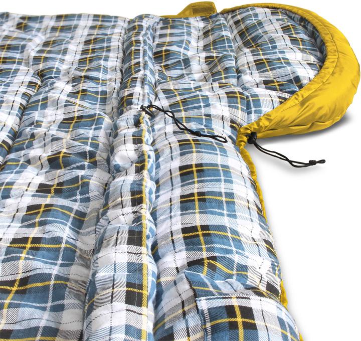Produktbild Normani 4-in-1 Schlafsack „Antarctica“ (RV rechts) Gelb (220 cm)
